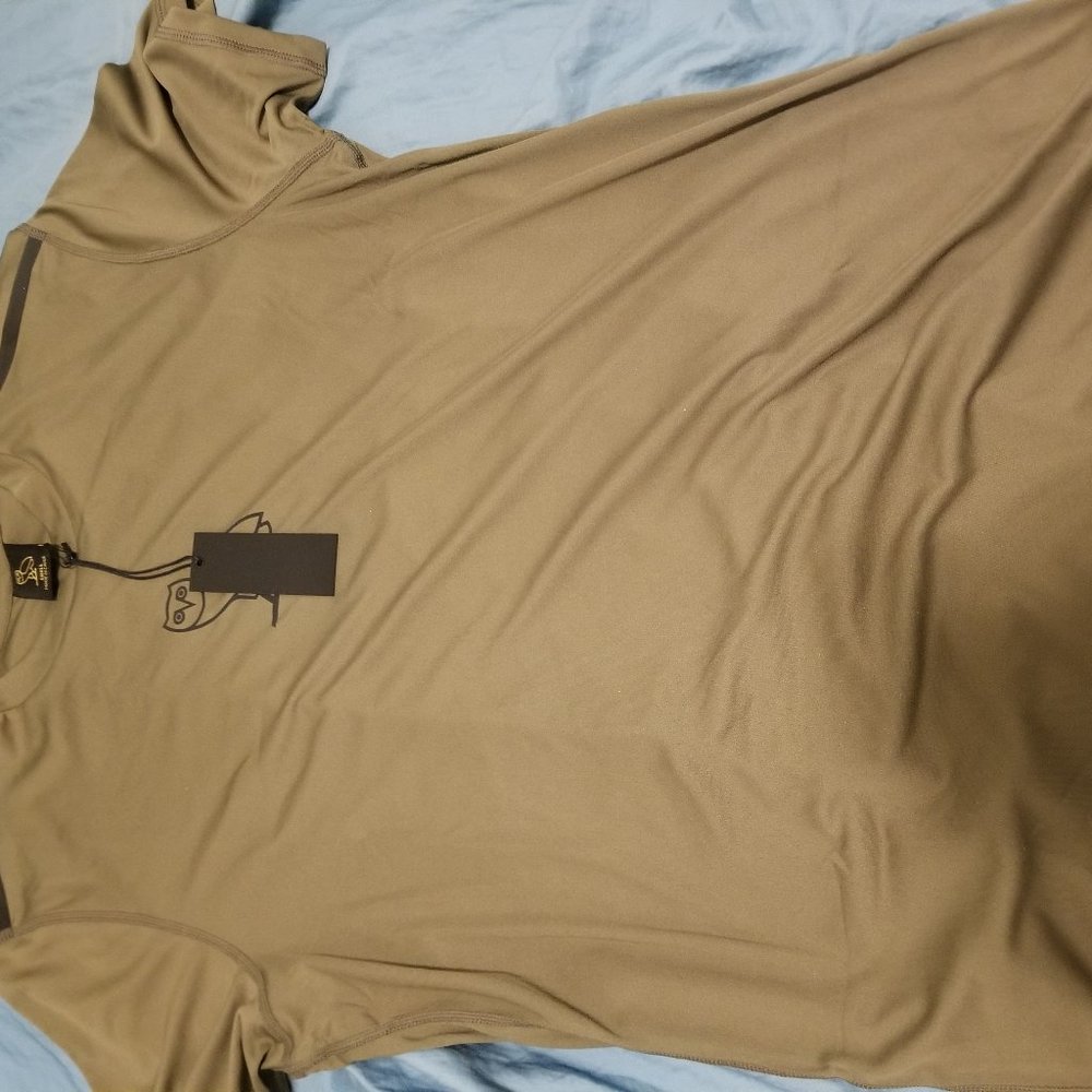 Brand New OVO Owl Logo Green/Tan T-Shirt
